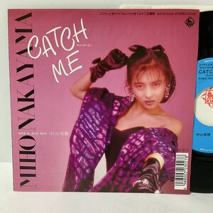 中山美穂 / CATCH ME / BAD BOY / 7inch レコード / EP / 1987 / 角松敏生 / 鷺巣詩郎