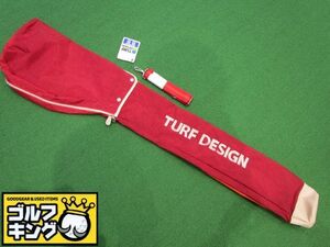 GK尾張旭◇新品即決571 【人気】◆アサヒゴルフ◆TURF DESIGN◆ターフデザイン◆TDCC-2171◆レッド◆クラブケース◆