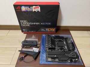 Asus ROG Crosshair Gene X670E AM5 マザーボード 動作確認 MATX Micro ATX AMD Ryzen 7000/8000/9000 シリーズ対応