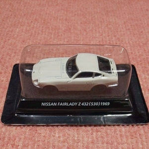 S30 コナミ 1/64 絶版名車 2 日産 フェアレディZ 432 1969 白系 NISSAN FAIRLADY Z 432 ホワイト KONAMI 高速有鉛 旧車會 街道レーサー