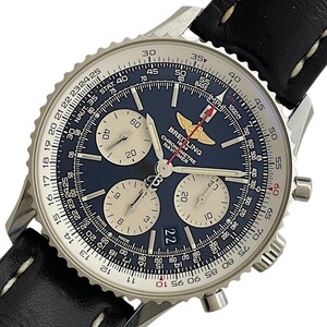 ブライトリング BREITLING ナビタイマー01 AB0120 ブラック SS/革ベルト 腕時計 メンズ 中古