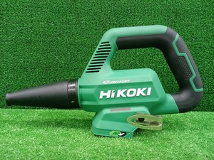 中古品 HiKOKI ハイコーキ 36V マルチボルト コードレスブロワ RB36DB（NN) 本体のみ