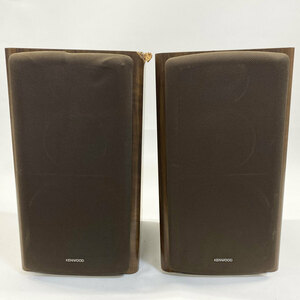 KENWOOD ケンウッド LS-11ES スピーカー ペア 9ZK00206 ブラウン 高さ:約40.5cm 3WAY SPEAKER SYSTEM 中古品 現状品 yr0101 159