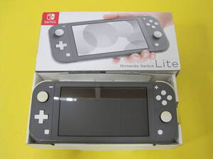 070) 中古 Nintendo Switch Lite ニンテンドー スイッチライト グレー 本体