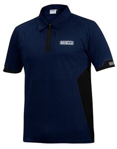 SPARCO（スパルコ） ポロシャツ POLO ZIP ネイビー XLサイズ