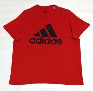 ☆adidas.com サイズXL半袖Tシャツ ラバーBIGパフォーマンス プリント スポーツ ウェアCOTTONティー フアッションAMPLIFIER TEE アディダス