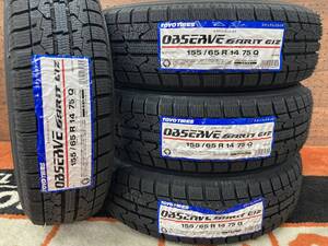 【送料無料】日本製4本Set 【23年製造】TOYOガリットGIZ 155/65R14(155/65-14) スタッドレス 冬 軽自動車 Kカー N-BOX N-ONE N-WGN デイズ