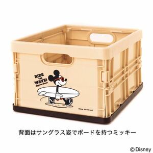 【InRed 2022年5月号付録】ミッキーマウス サーフ柄片づくコンテナBOX（未開封品ですが発送時に開封して中箱を取り除きます）