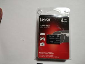 未使用品・未開封品　memory stick pro duo　Lexar　4GB　メモリースティックプロデュオ