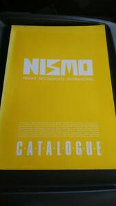 送料無料 希少 NISMO ニスモ パーツ カタログ CATALOGUE 1988年12月 日産 NISSAN MOTORSPORTS INTERNATIONAL 傷あり 色褪せあり 捲れあり
