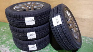 在確不要!新品23年製 ブリヂストン BLIZZAK VRX2 185/65R15+ラムダ 15X5.5 4H100 1台分 ノートE１３・E１２　などに