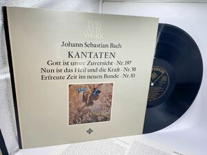 [X-911]独【TELEFUNKEN:SAWT9539】Bach cantata 50 、83 、197 （ Harnoncourt et al ） クラシック　LP