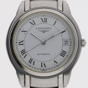 LONGINES ロンジン L5.660.4 グランドクラシック ホワイトダイヤル SS 自動巻き 保証書 メンズ 【124561】