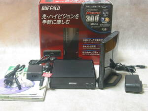 Buffalo Airstation WHR-300+WLI-TX4-AG300Nイーサーネットコンバーターセット　中古動作品