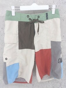 ◇ VOLCOM ボルコム 総柄 サーフ パンツ マルチ レディース