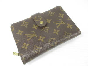 2501010-001 LOUIS VUITTON ルイヴィトン M61207 モノグラム ポルト パピエ ジップ 二つ折り財布