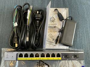 ◆未使用◆GS110TPv3 PoE+ ギガ8ポート+SFPポート×2 NETGEAR ネットギア