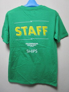 非売品！サマソニ2018ｘシップス STAFF用Ｔシャツ（SUMMER SONICサマーソニック2018スタッフ関係者用SHIPS）