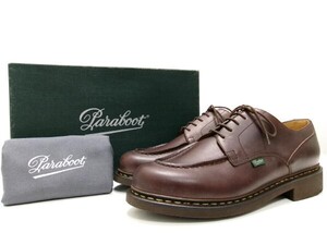 新品★Paraboot CHMBORD★パラブーツ シャンボード★UK10★Uチップ シューズ★TEX SOLE★MARRON-LIS CAFE★フランス