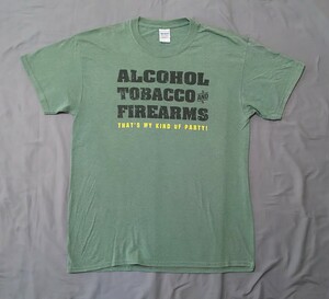 US古着 ATF　アルコール・タバコ・火器取締局　Tシャツ サイズL 