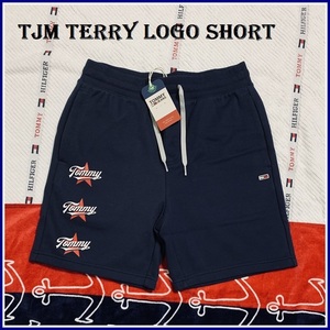 TJM TERRY LOGO SHORT　ネイビー　Sサイズ　TOMMY JEANS #ngTOMMY