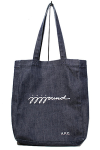 A.P.C. × JJJJOUND アーペーセー ジョウンド TOTE BAG デニム トートバッグ F INDIGO インディゴ /◆ メンズ