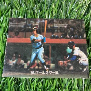 1980年 阪神 岡田No.162 カルビー プロ野球カード オールスター戦シリーズ