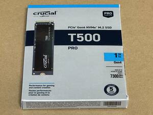 Crucial 新品 T500 1TB 2280 SSD M.2 PCIe Gen4x4 NVMe 5年保証 送料無料 東京発送