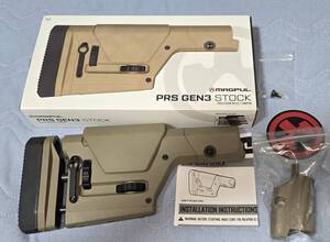 希少品 Magpul PRS GEN3 Precision Adjustable Stock FDE マグプル M110 SASS SR25 VFC 