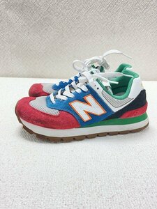 NEW BALANCE◆ML574/マルチカラー/23cm/マルチカラー/スウェード