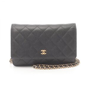 シャネル マトラッセ ブランドオフ CHANEL キャビアスキン(グレインドカーフ) ショルダーバッグ キャビア 中古 レディース