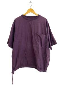 marka (マーカ) WIDE CREW NECK TEE ワイドクルーネック ワイドポケットTシャツ カットソー 半袖 M20B-06SH01B 2 エンジ メンズ/004