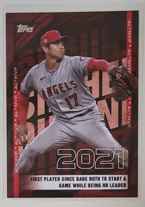 (大谷翔平) 5枚限定 2022 Topps Japan Edition Shohei Ohtani MVP Red 2/5 エンゼルス