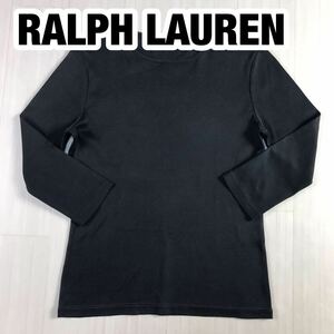 RALPH LAUREN ラルフローレン 七分袖Tシャツ M ブラック