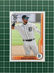 ★TOPPS MLB 2021 BIG LEAGUE #13 ISAAC PAREDES［DETROIT TIGERS］ベースカード「VETERANS & ROOKIES」ルーキー「RC」★