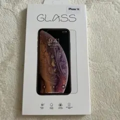 iPhone 14用 GLASS ガラスフィルム 2枚入り