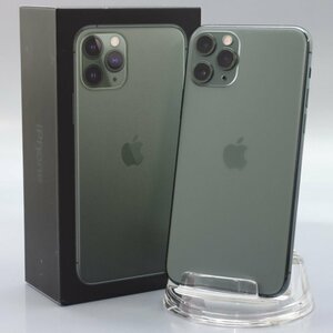 Apple iPhone11 Pro 256GB Midnight Green A2215 MWCC2J/A バッテリ79% ■au★Joshin9035【1円開始・送料無料】