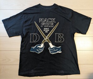 送料無料　MACKDADDY　XXL　Tシャツ　マックダディ　MACK FIRE　USED／（検）BACK DROP BOMB　 SUPER STUPID　BRAHMAN　Ollie　WARP