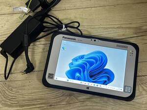 【美品】Panasonic TOUGHPAD FZ-M1[Core M5-6Y57 1.1GHz/RAM:4GB/SSD:128GB/7インチ]Windows 11 タブレットPC