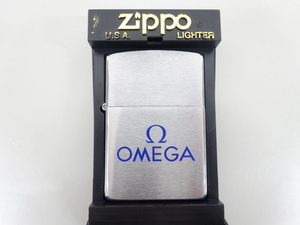 新品 未使用品 2000年製 ZIPPO ジッポ OMEGA オメガ 非売品 企業物 シルバー 銀 オイル ライター USA