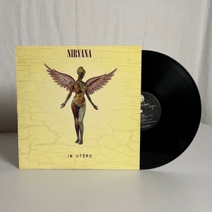 EU盤オリジナル ★ NIRVANA ニルヴァーナ IN UTERO アルバム アナログ LP レコード ★SUB POP 12インチ Geffen GEF24536 グランジ オルタナ