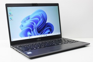 ノートパソコン Windows11 中古 富士通 LIFEBOOK U938 第7世代 Core i5 SSD128GB メモリ4GB Wi10 13.3 カメラ 軽量799g