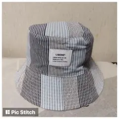 LIBERE リベーレ ST BUCKET HAT ストライプ柄バケットハット