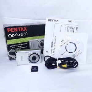 PENTAX ペンタックス Optio E60 単3電池使用 デジタルカメラ コンデジ 簡易動作OK USED /2501C