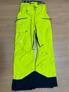 超美品 サロモン SALOMON 高機能 スキーパンツ170-178cm程 ベンチレーション デモ　