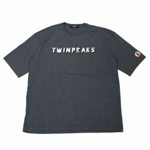 UNDERCOVER アンダーカバー 24AW ワイドTEE TWIN PEAKS Tシャツ 2 チャコール