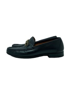 Salvatore Ferragamo◆ローファー/UK7/BLK/レザー/UR27831/ガンチーニ/EE