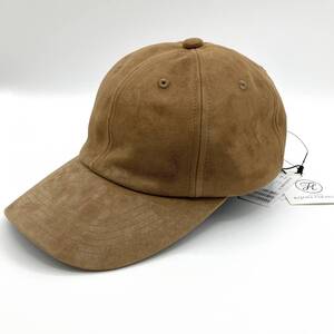 KIJIMATAKAYUKI TOMORROWLAND別注 LAMB SUEDE 6PANEL CAP BROWN キジマタカユキ ラムレザー スウェード キャップ 帽子 4050267