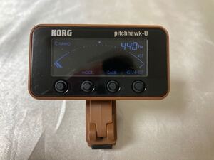 KORG クリップ式チューナー pitchhawk-U ウクレレ用 ピッチホーク 動作確認◎ 廃盤品