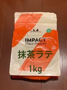 新品　マイプロテイン ◎ インパクト ホエイ プロテイン 抹茶ラテ　1㎏　MYPROTEIN IMPACT